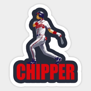 Atlanta Braves Legend Chipper Jones Sticker